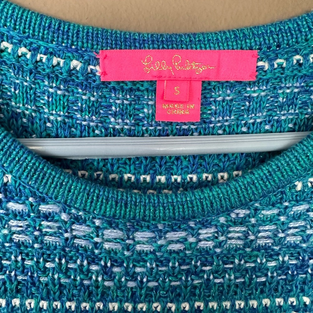 Lilly Pulitzer Beckington Teal dress Small - Picture 6 of 12